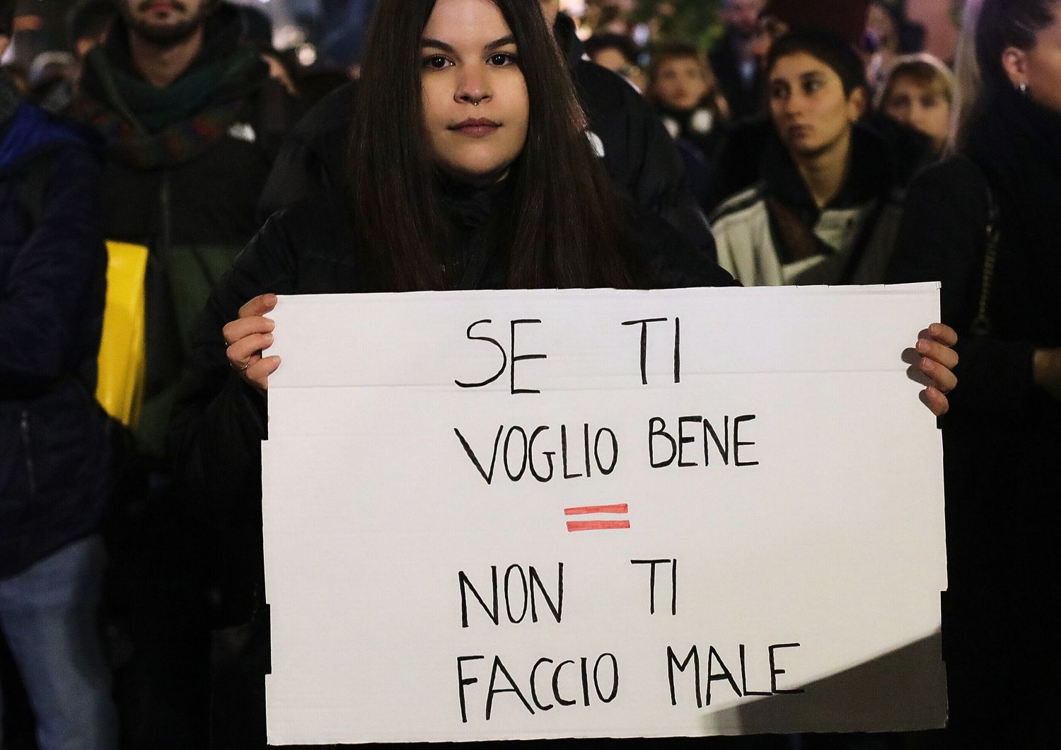 &nbsp;corteo contro la violenza sulle donne