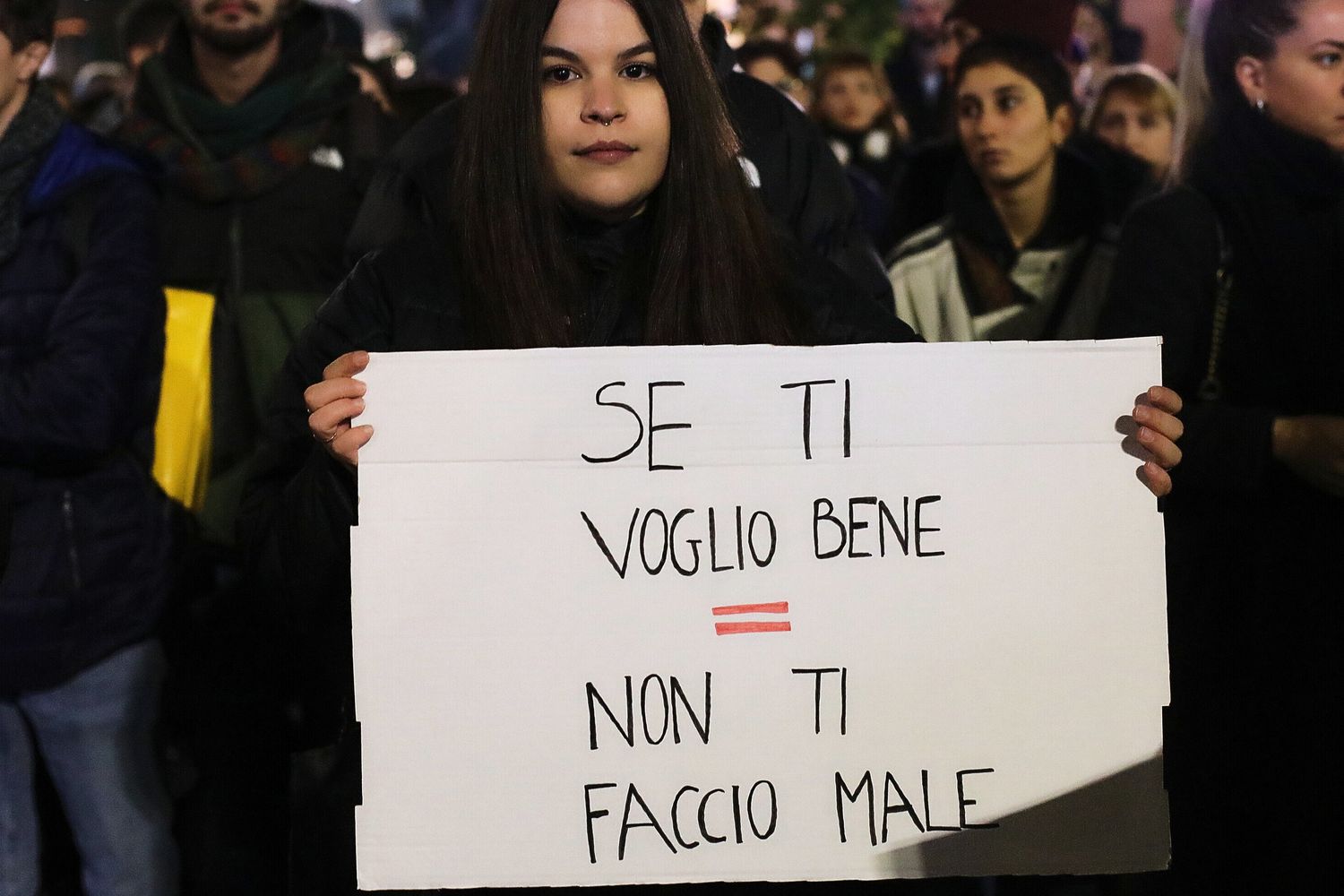 &nbsp;corteo contro la violenza sulle donne