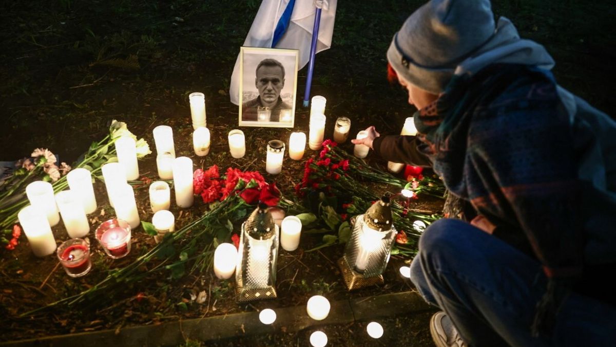 Commemorazione per la morte di Navalny