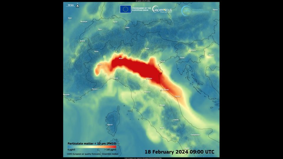 European Union, Copernicus Atmosphere Monitoring Service Data
