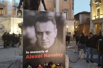 Fiaccolata Navalny a Roma