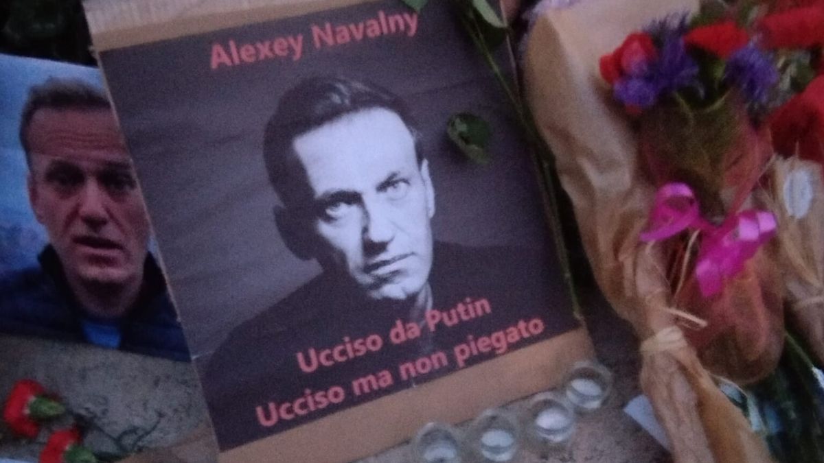 Fiaccolata Navalny a Roma