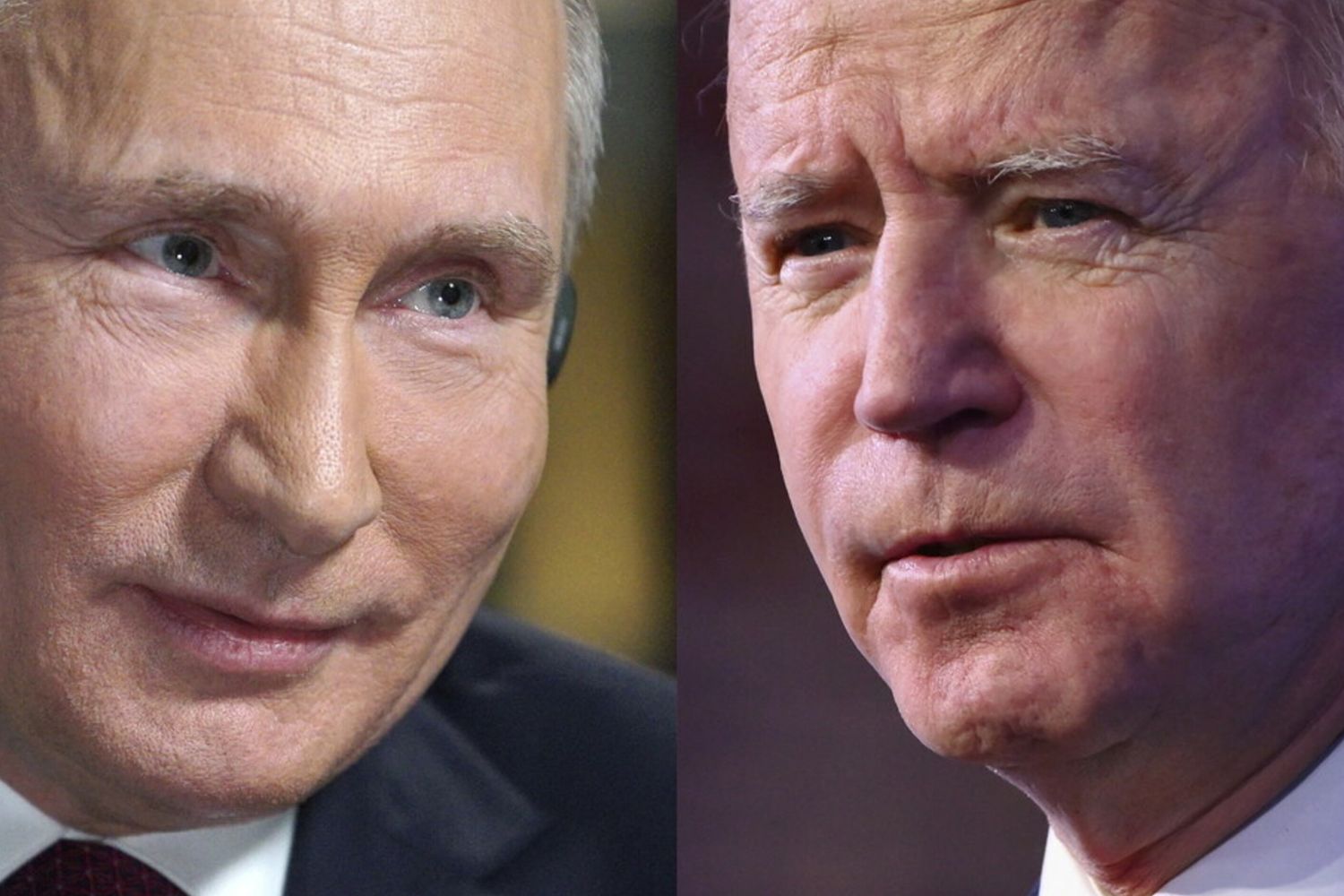 I presidenti di Federazione Russa e Stati Uniti, Vladimir Putin e Joe Biden