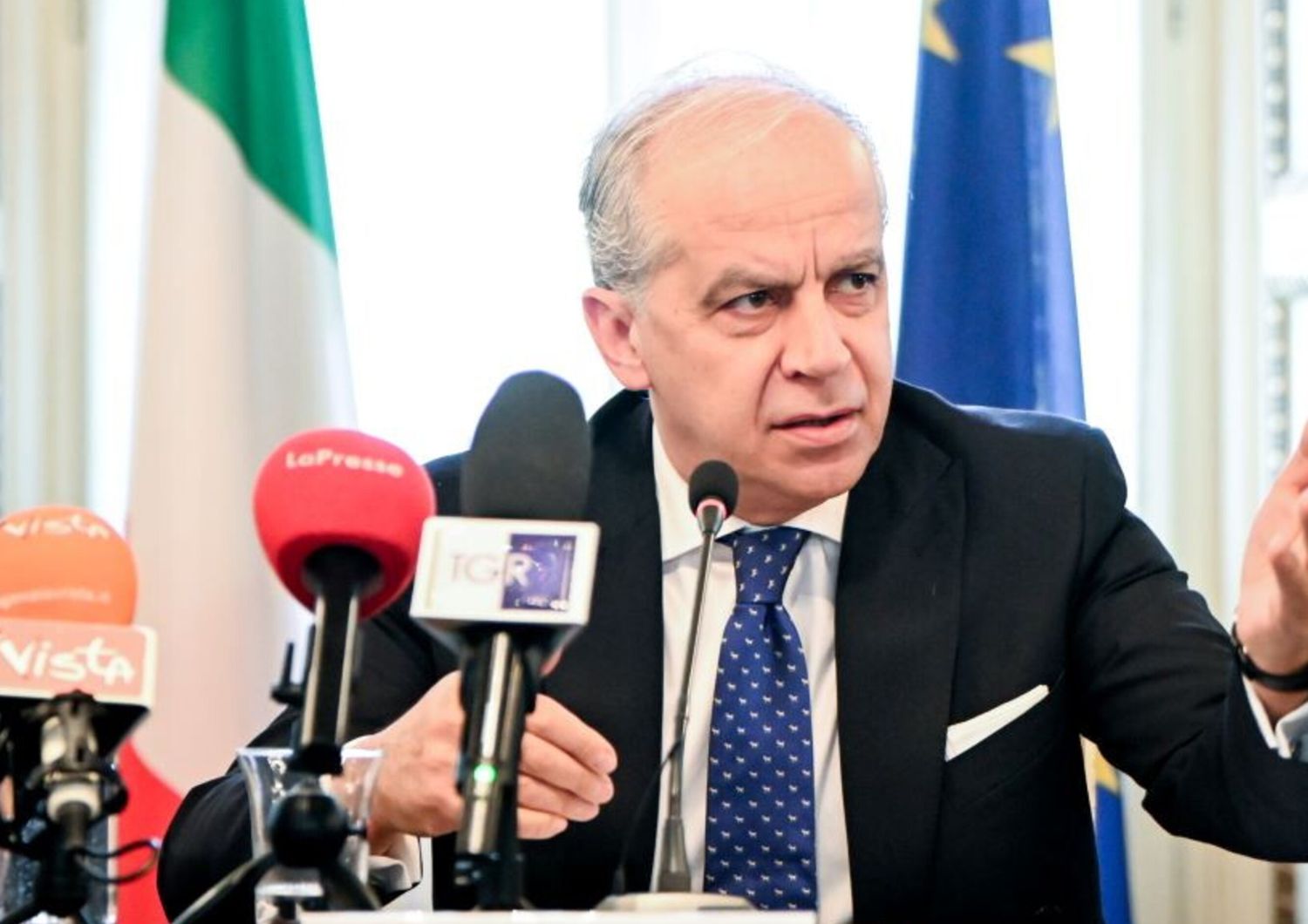 Il ministro dell'Interno, Matteo Piantedosi