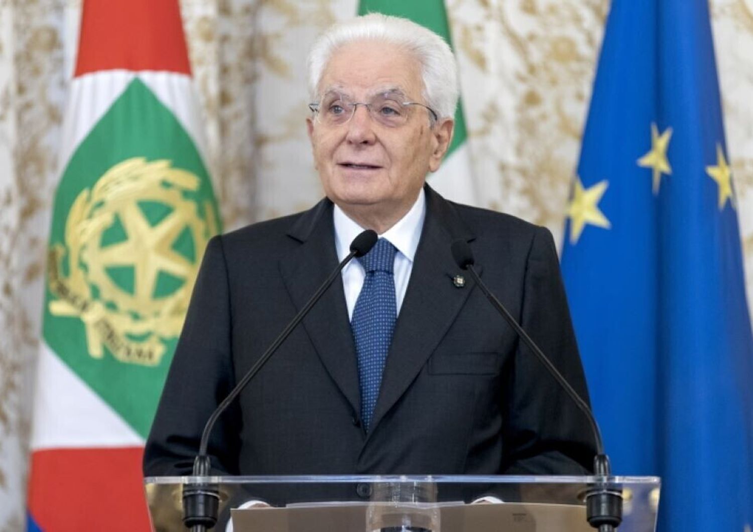 Il presidente della Repubblica Sergio Mattarella