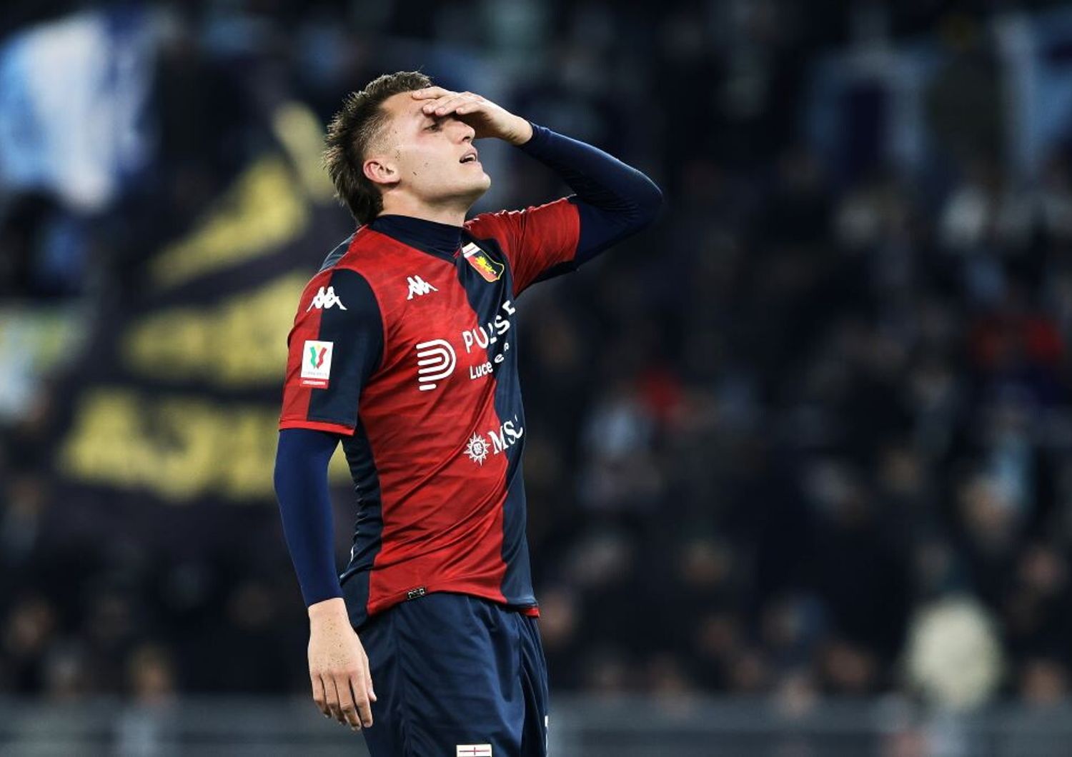 Mateo Retegui, autore del primo gol del Genoa