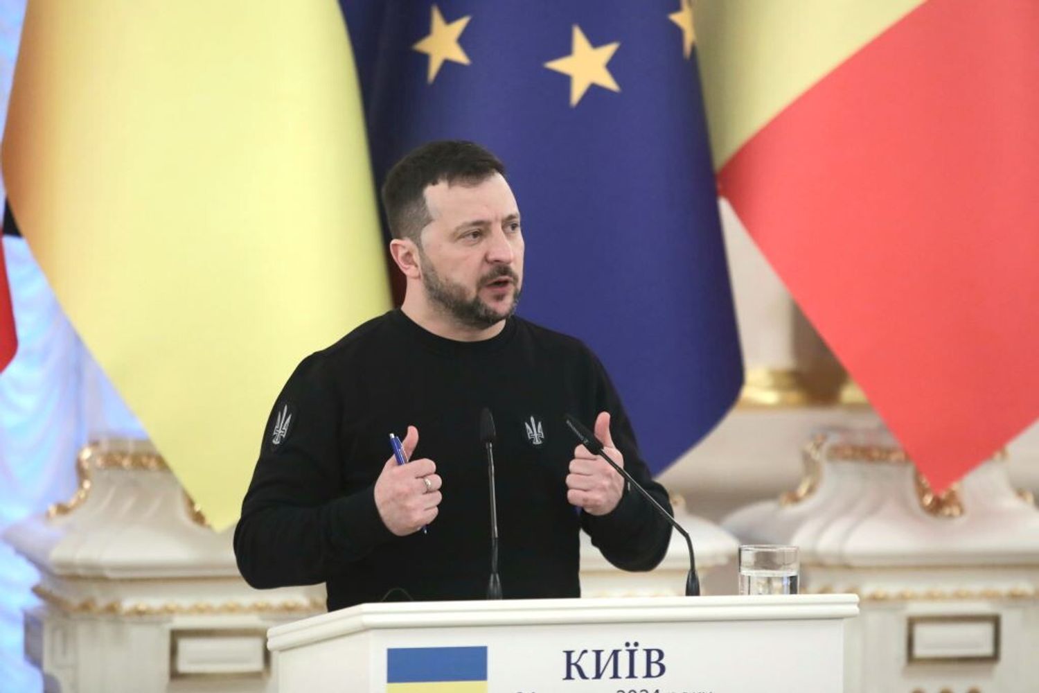 Il presidente ucraino Zelensky