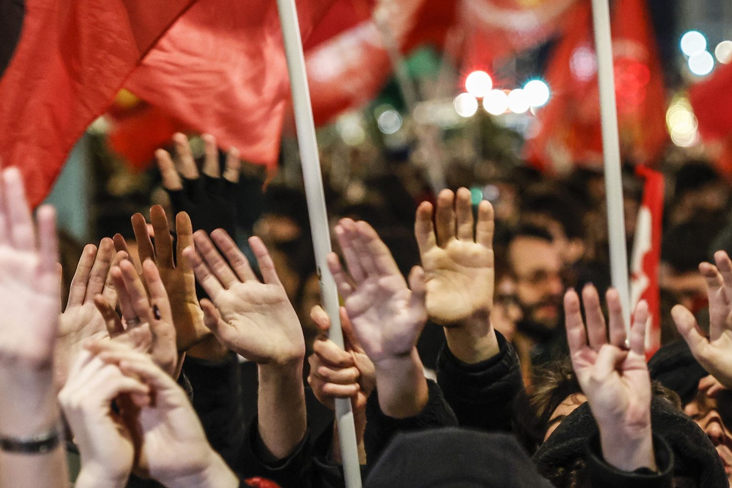 Manifestazione studenti davanti al Viminale