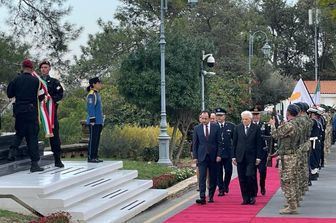 Il presidente della Repubblica, Sergio Mattarella, in visita a Cipro. Febbraio 2024