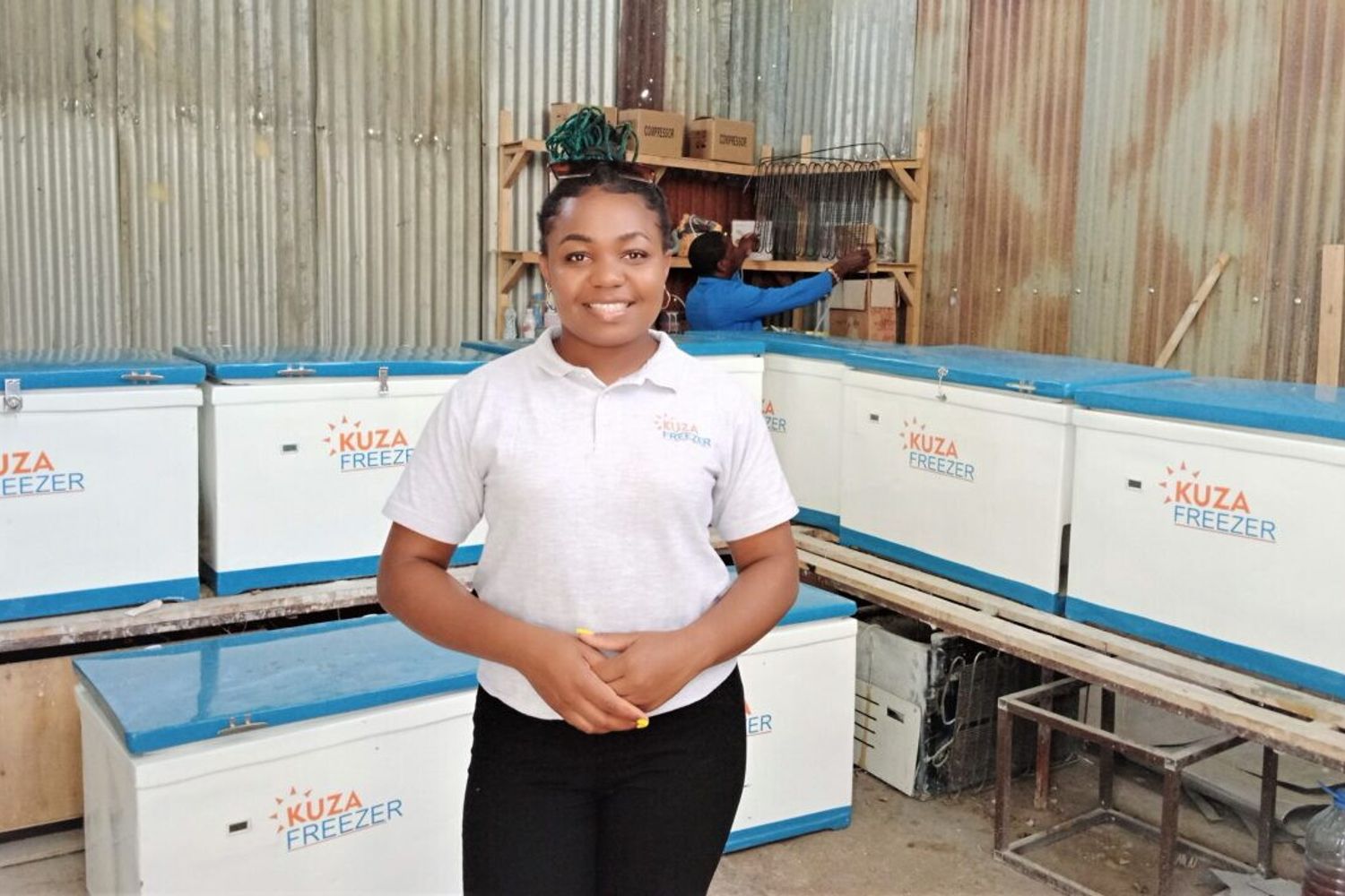 Purity Gakuo fondatrice di Kuza Freezer, Mombasa