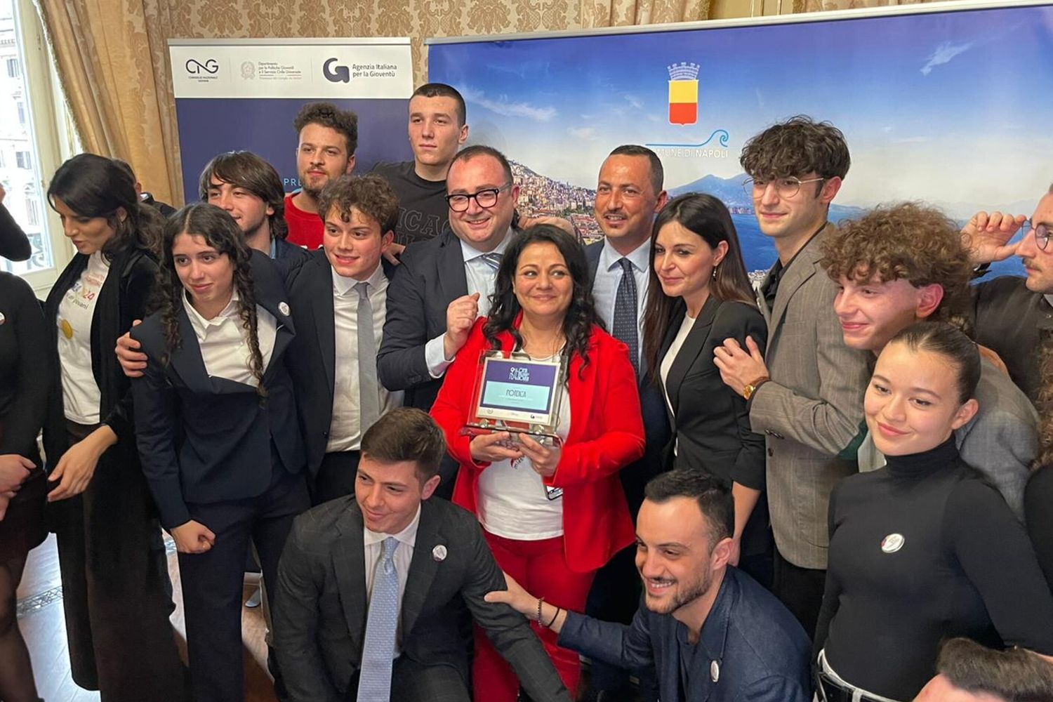 La premiazione di Potenza città dei giovani