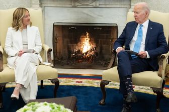 Giorgia Meloni incontra a Washington Joe Biden