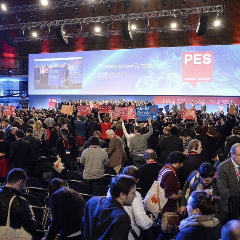 Congresso Pse alla Nuvola dell'Eur