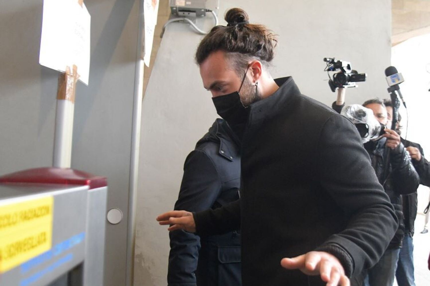 28/04/2021 Firenze, processo d'appello bis per la morte di Martina Rossi. Nella foto l'imputato Alessandro Albertoni