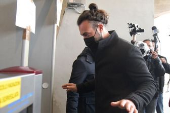 28/04/2021 Firenze, processo d'appello bis per la morte di Martina Rossi. Nella foto l'imputato Alessandro Albertoni