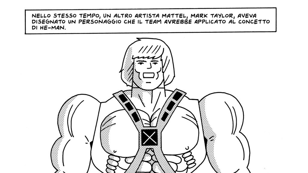 una tavola del saggio "L'effetto He-Man"
