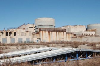 ENEL CENTRALE TERMOELETTRICA DI MONTALTO DI CASTRO (VT) NELLA FOTO L' IMPIANTO EX CENTRALE NUCLEARE