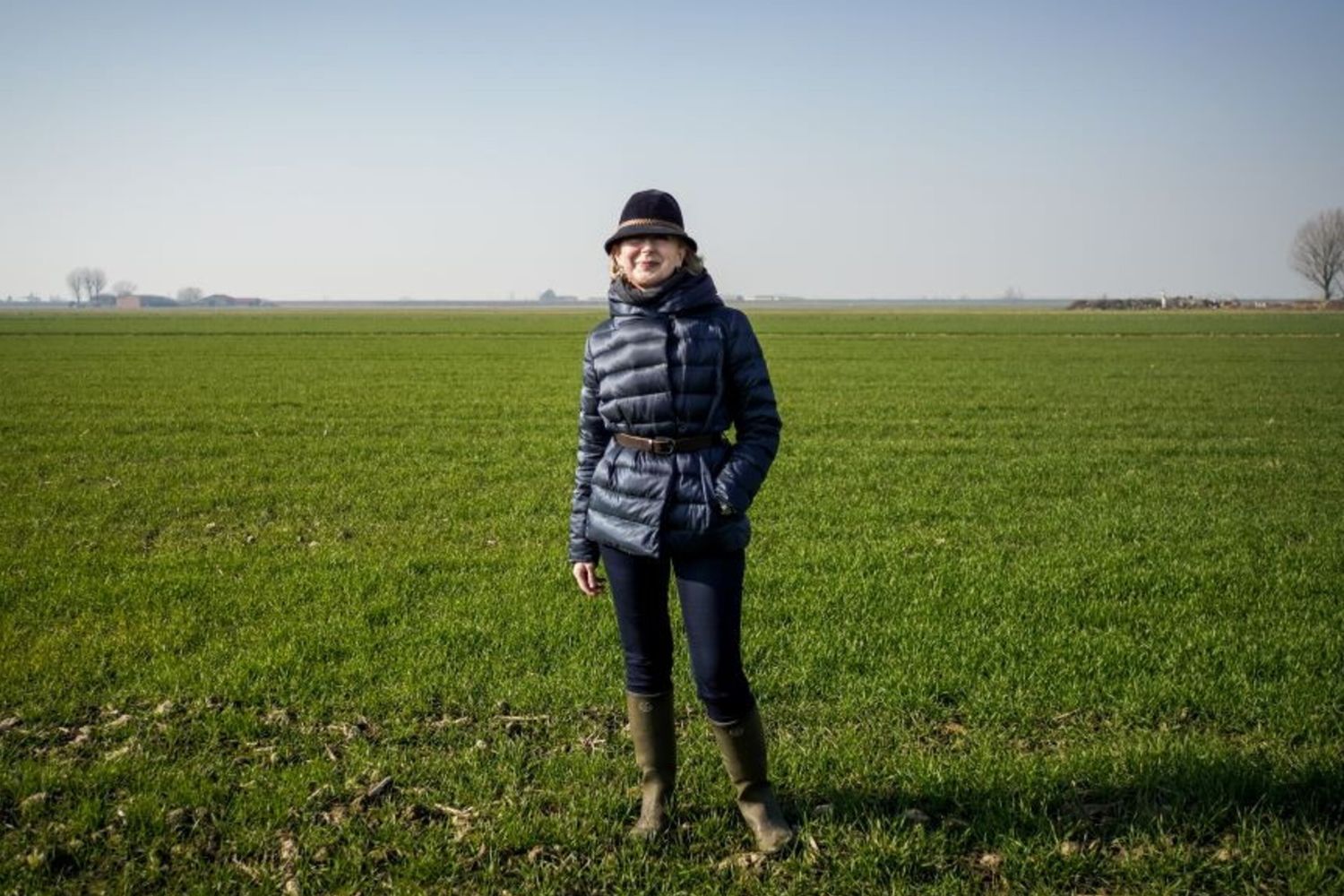 L'imprenditrice agricola Stefania Agarossi