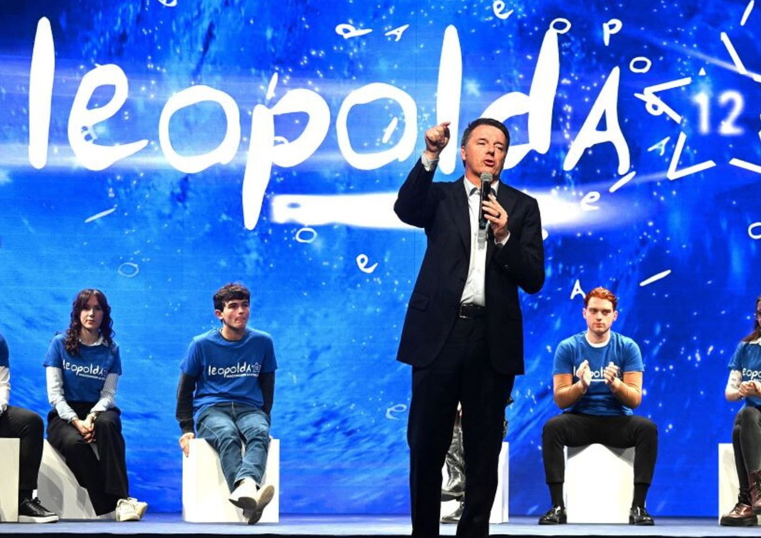08/03/2024 Firenze, Matteo Renzi all'apertura della Leopolda