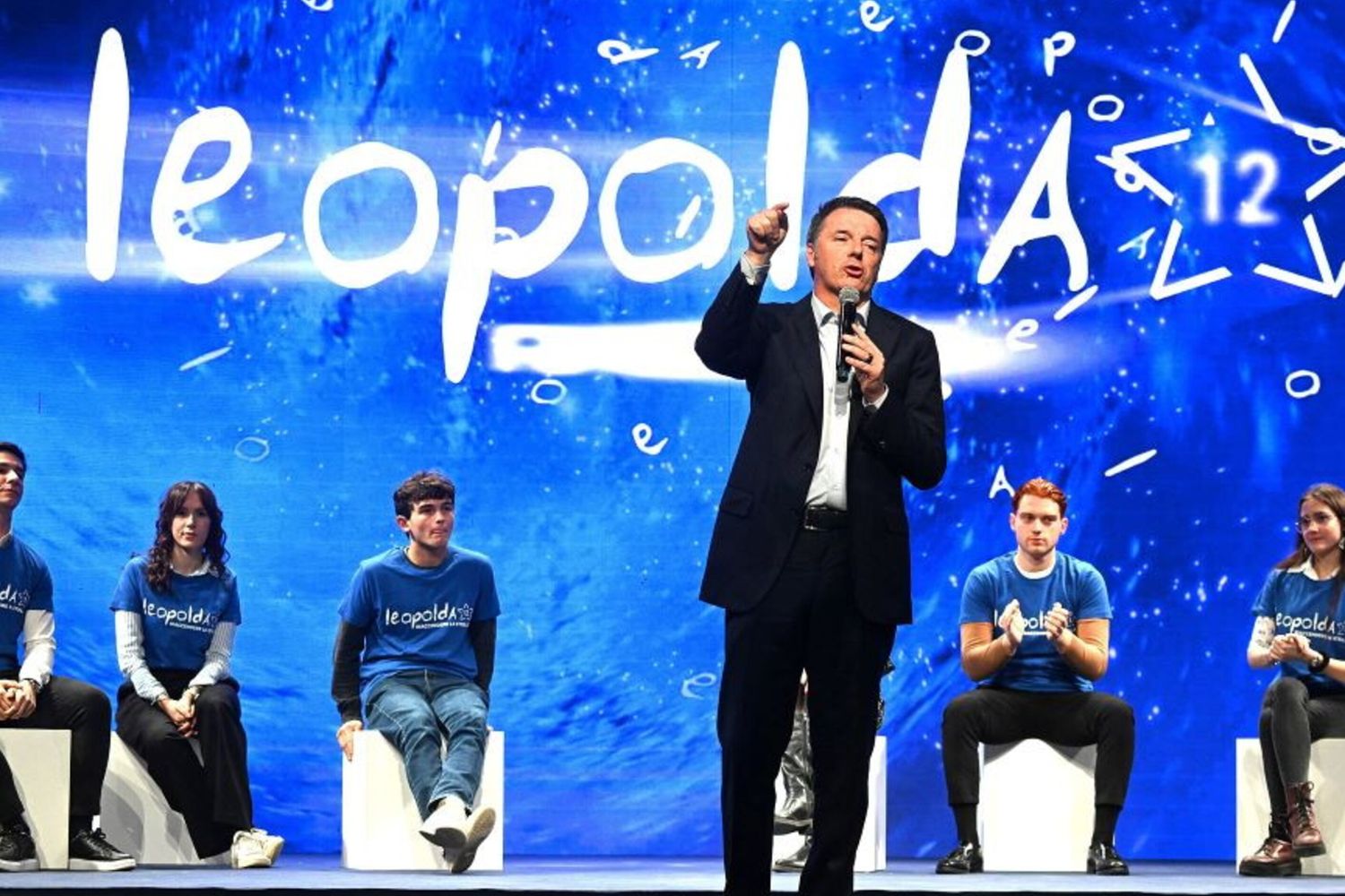 08/03/2024 Firenze, Matteo Renzi all'apertura della Leopolda