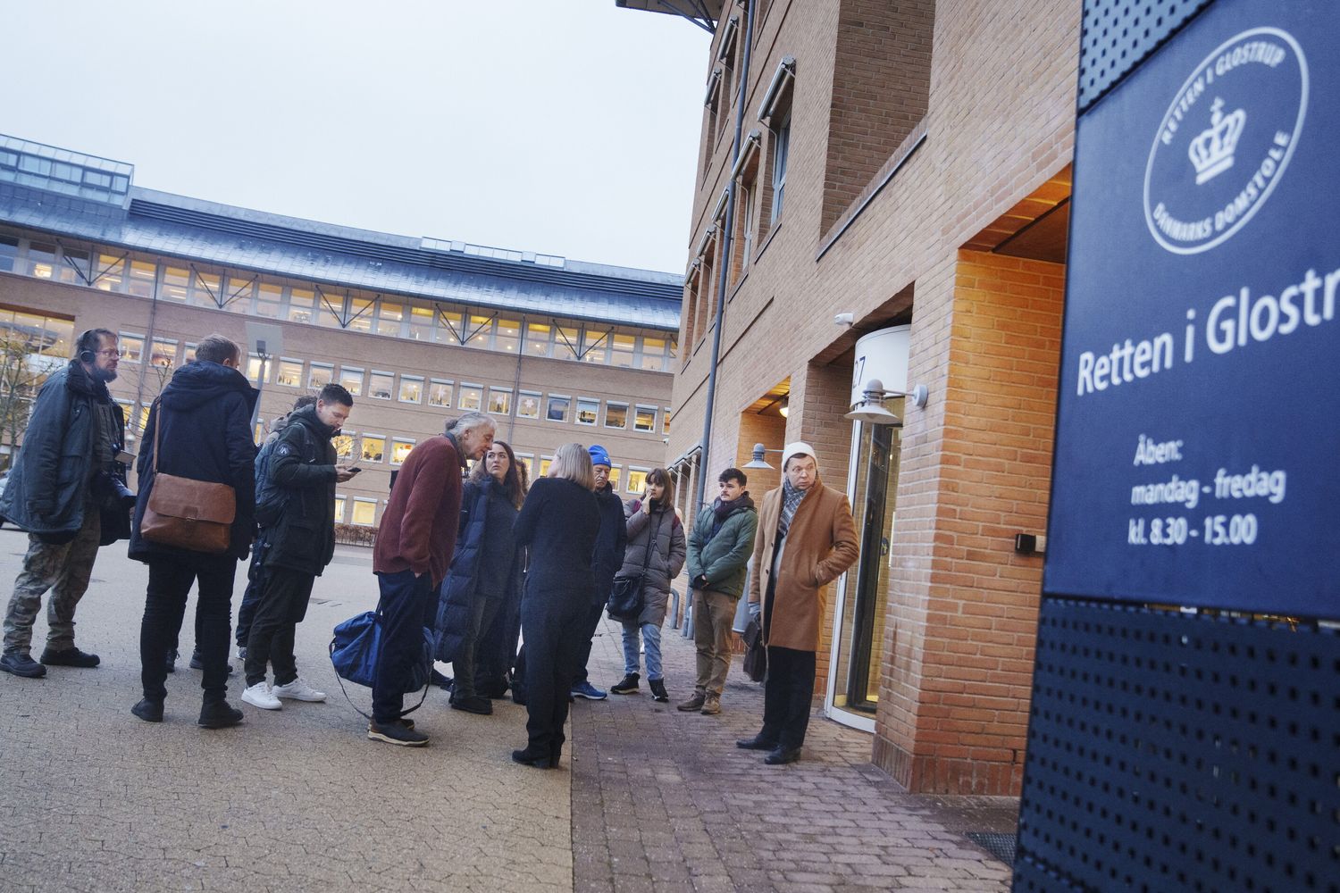La corte di Glostrup, Danimarca, dove è comparso Sanjay Shah