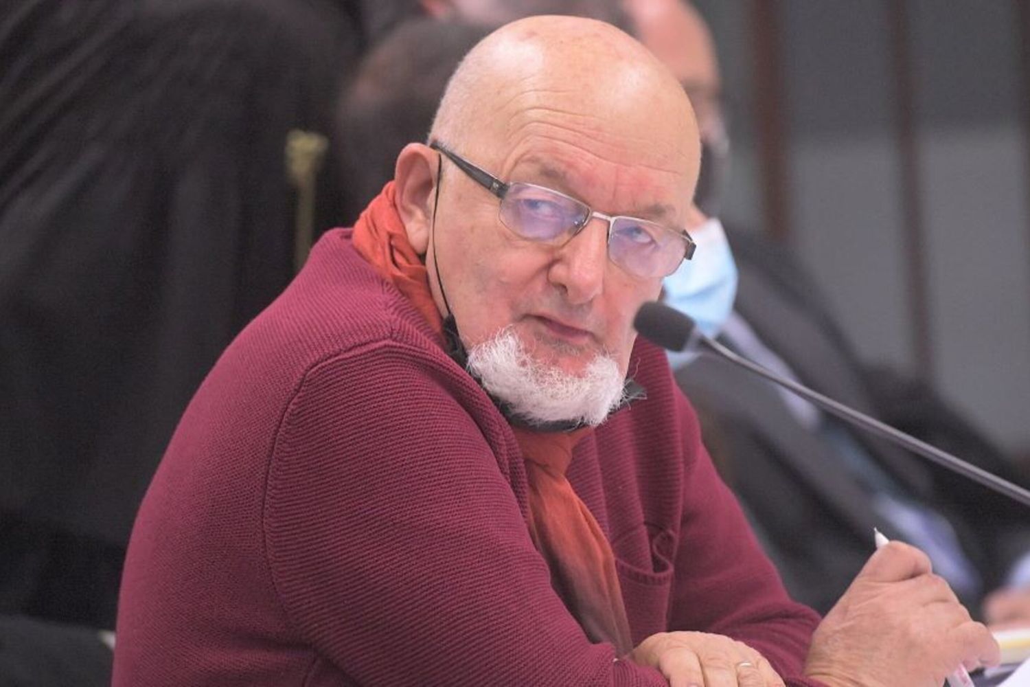 Tiziano Renzi al processo nell'aula bunker di Santa Verdiana a Firenze