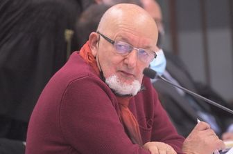 Tiziano Renzi al processo nell'aula bunker di Santa Verdiana a Firenze