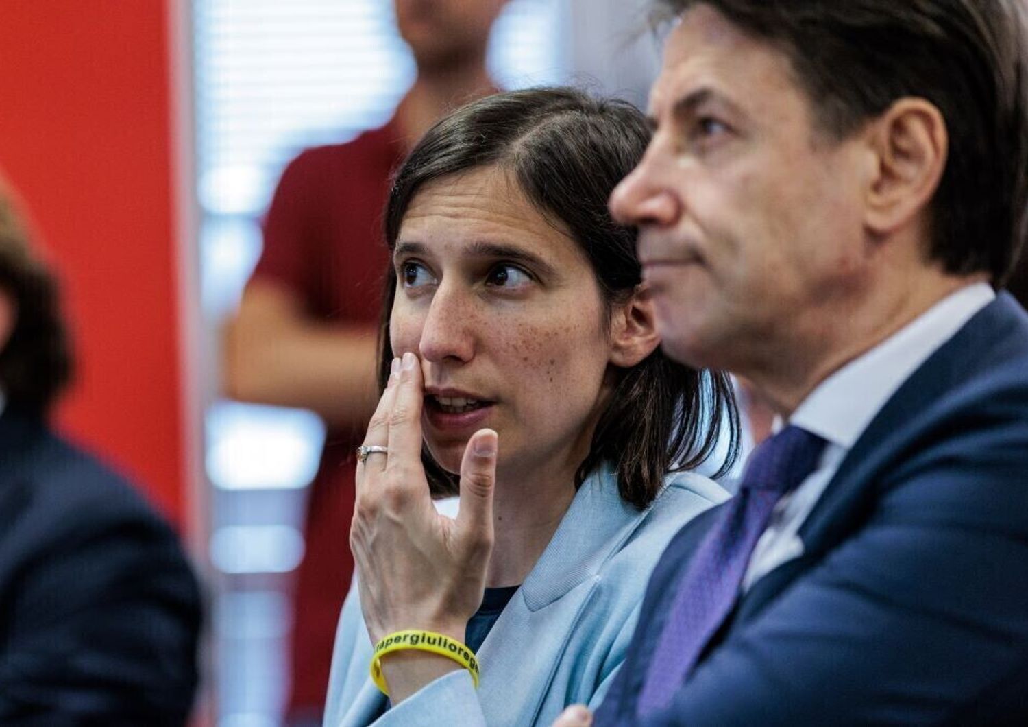 Elly Schlein - Giuseppe Conte