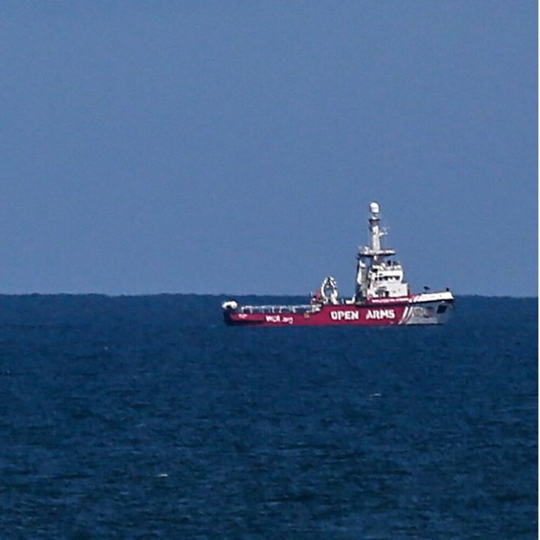 Nave Open Arms a largo di Gaza