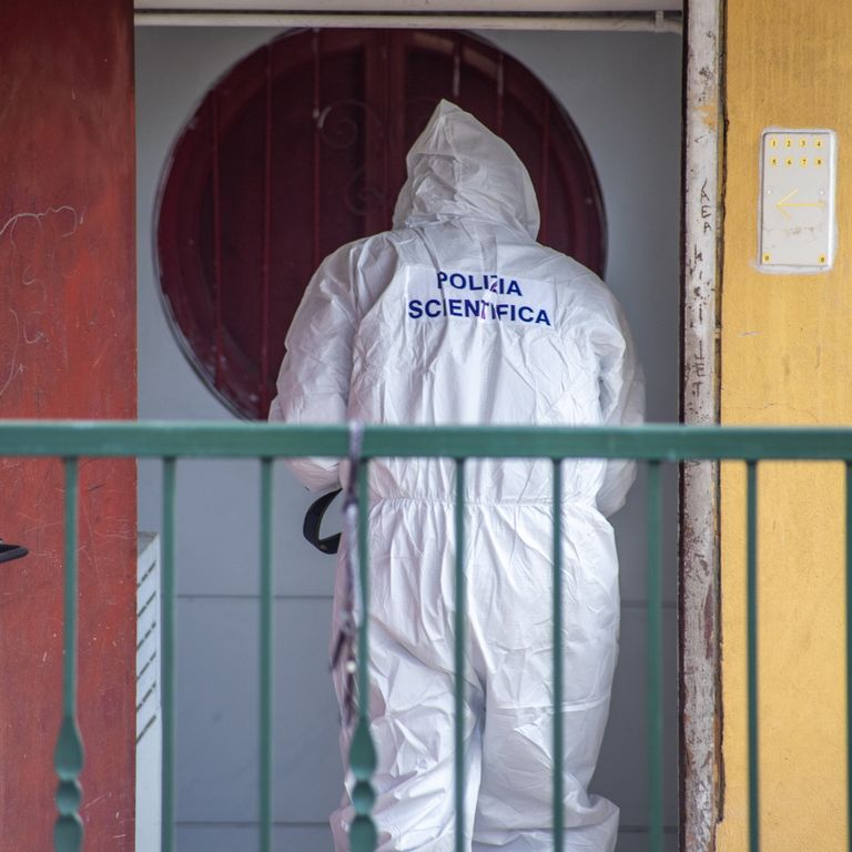 intervento della polizia scientifica