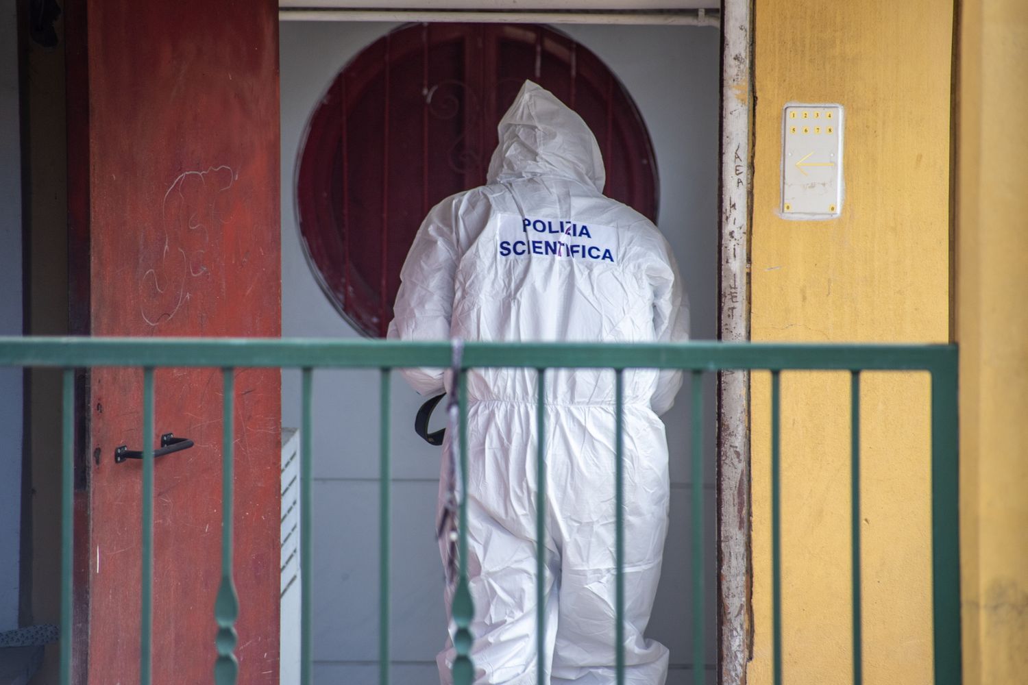 intervento della polizia scientifica