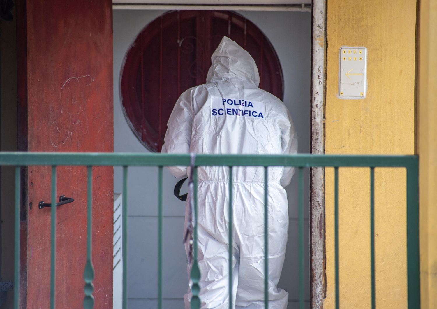 intervento della polizia scientifica