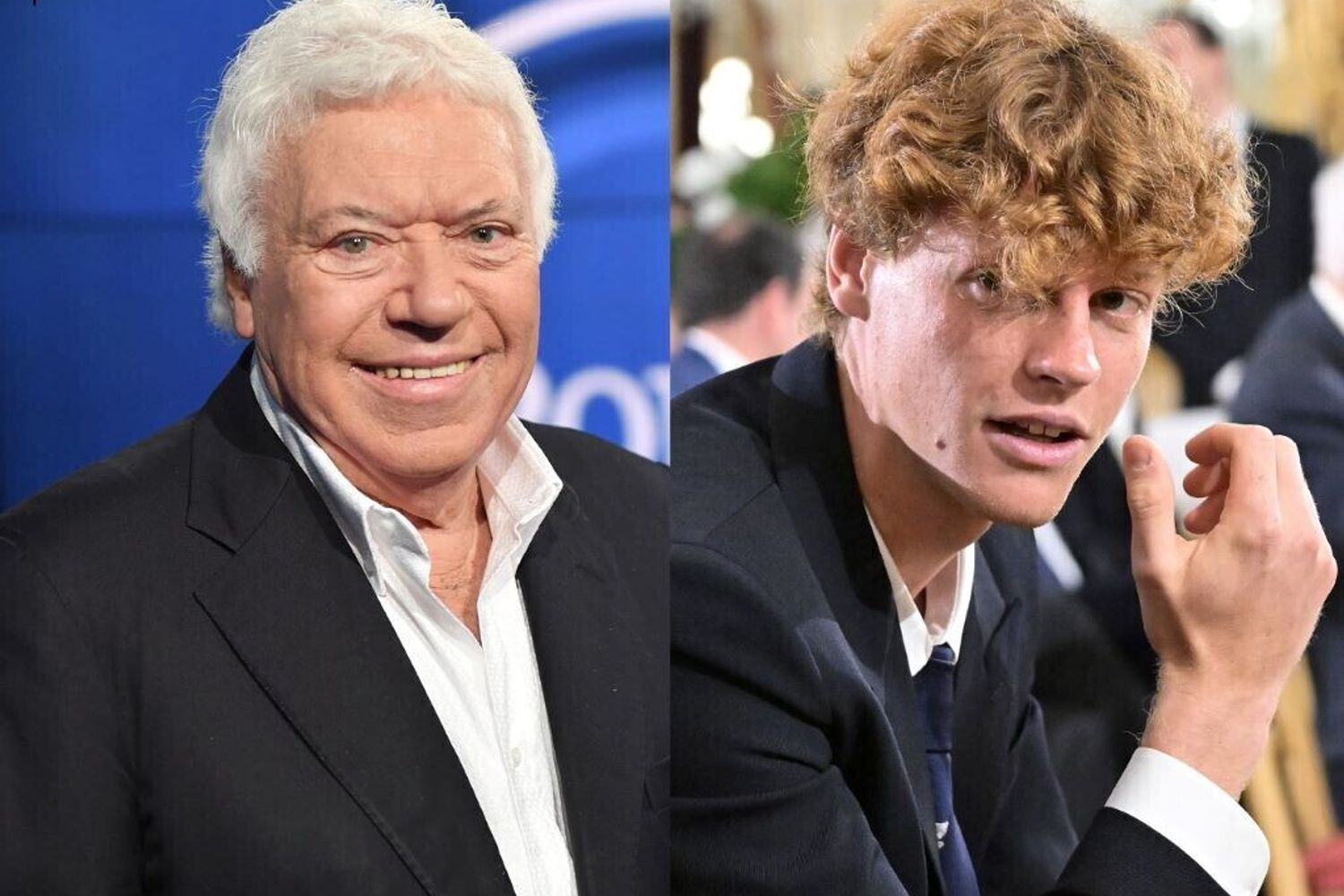 Nicola Pietrangeli e Jannik Sinner