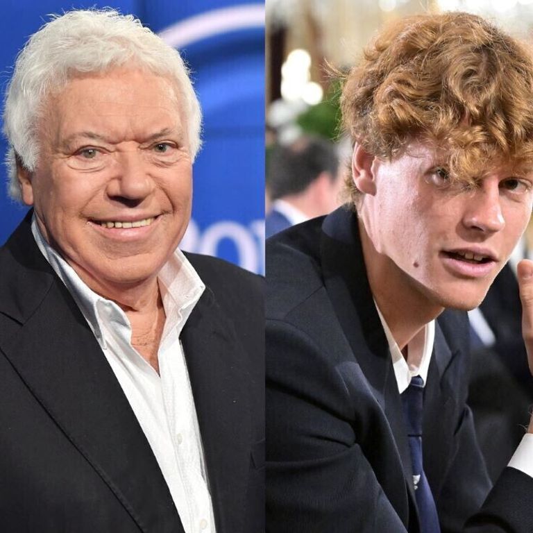 Nicola Pietrangeli e Jannik Sinner