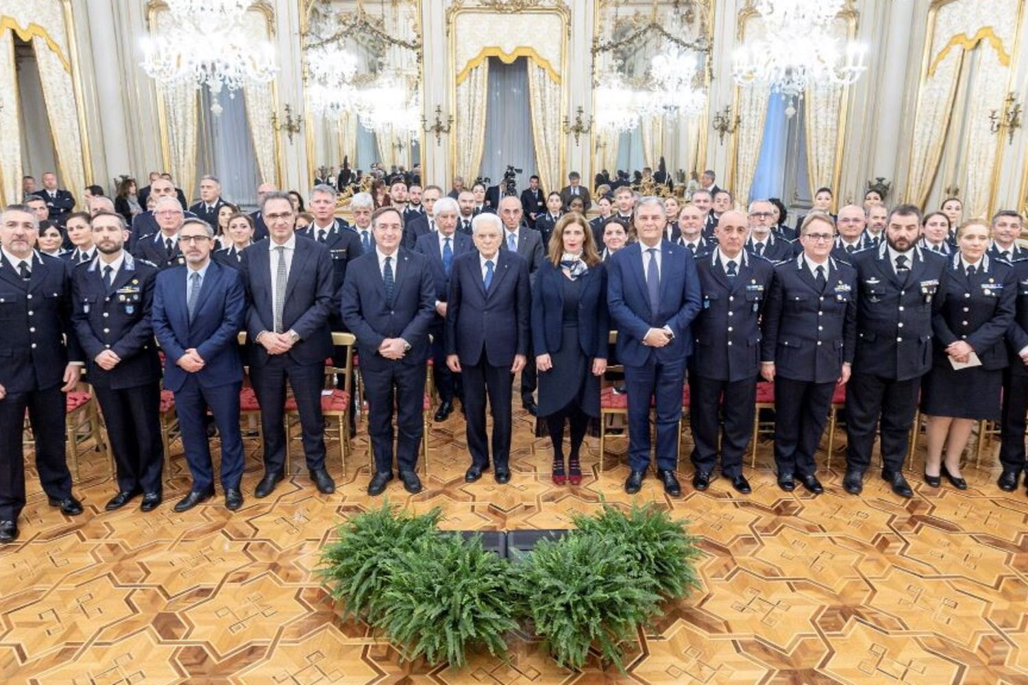 Sergio Mattarella riceve una rappresentanza della polizia penitenziaria