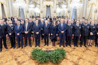 Sergio Mattarella riceve una rappresentanza della polizia penitenziaria