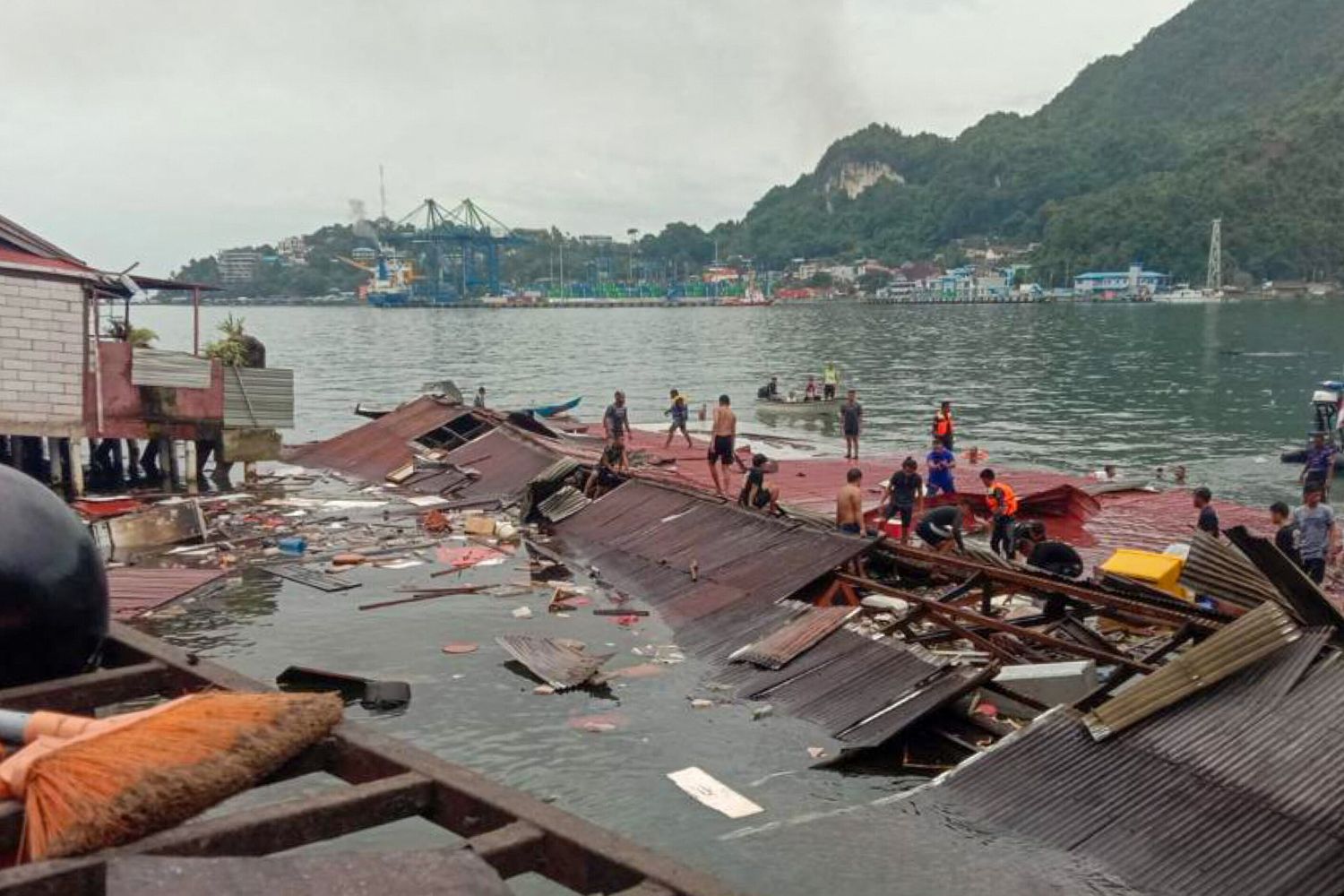 Le conseguenze del sisma in Papua Nuova Guinea