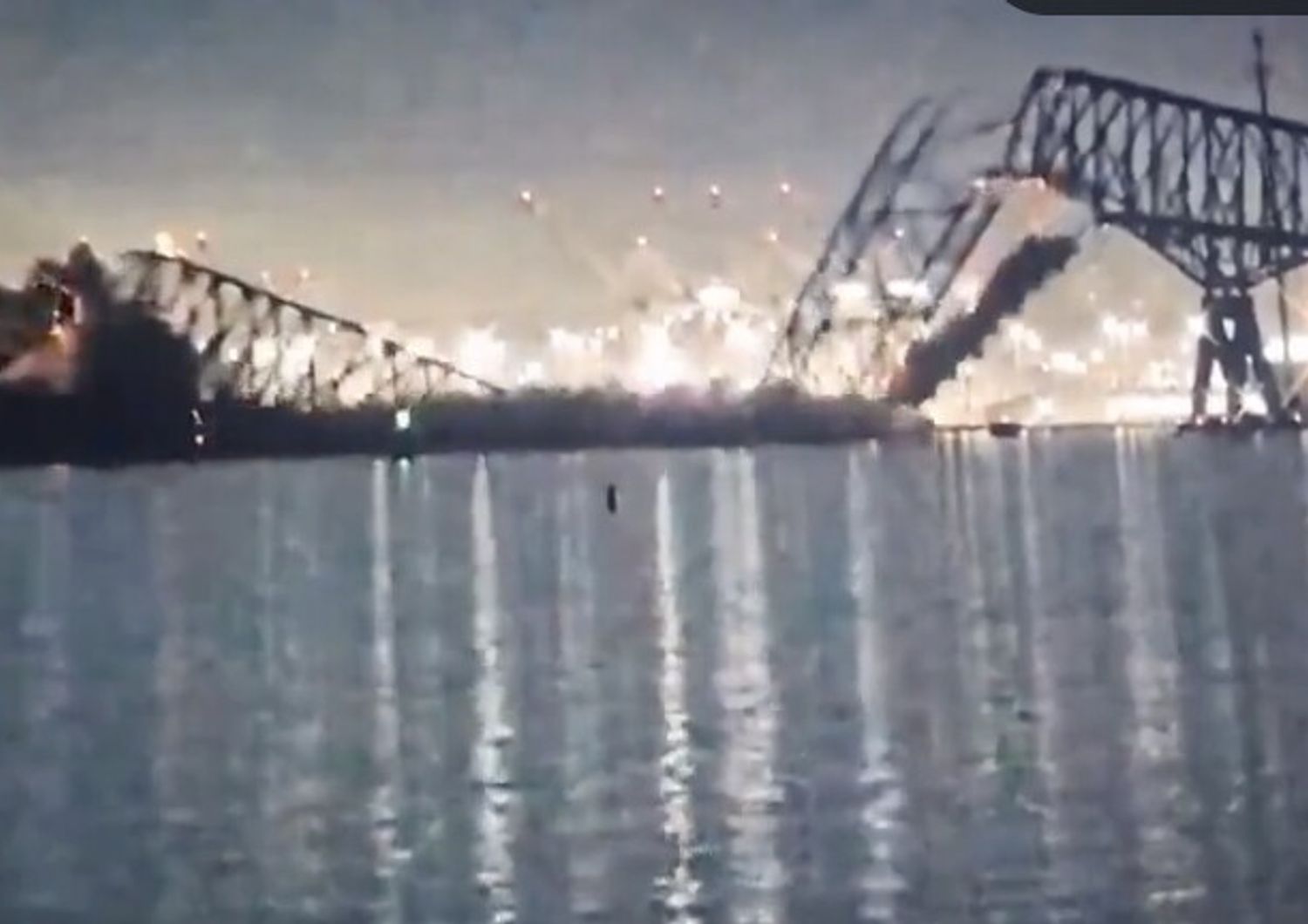 ponte baltimora crolla scontro navi