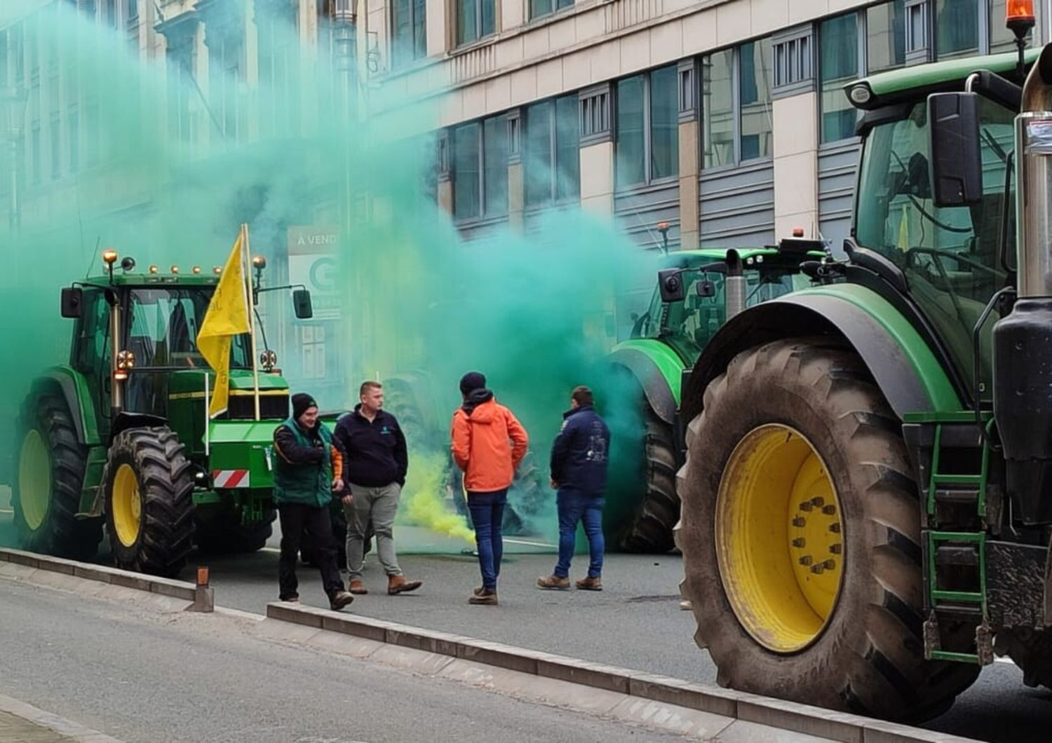 protesta trattori torna a bruxelles