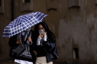 Pioggia a Roma, maltempo