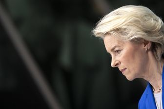 La presidente della Commissione Europea Ursula von der Leyen