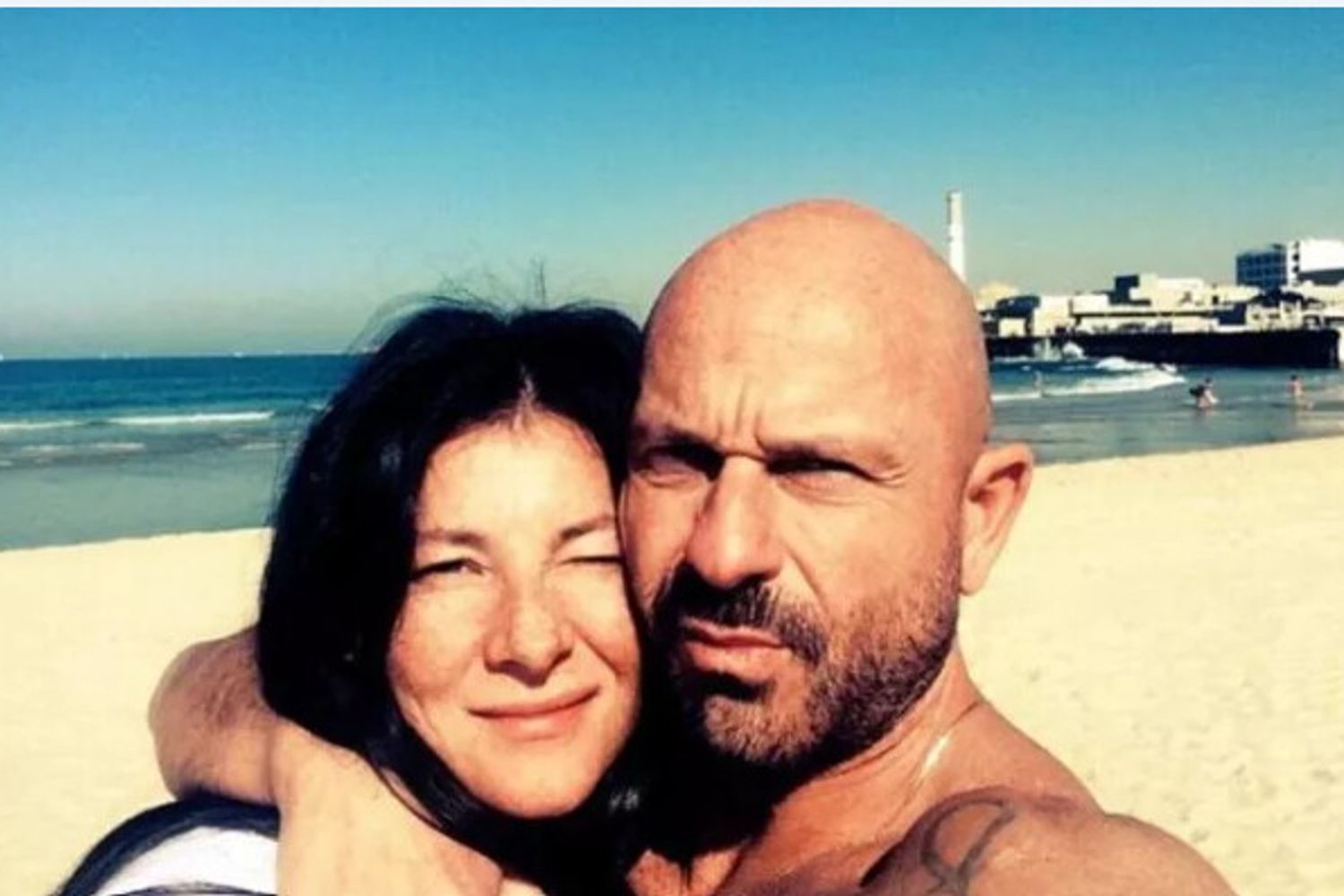 Raiz (Almanegretta) con la moglie Daniela