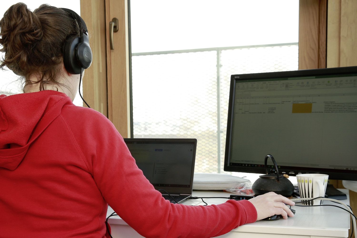 Impiegata in smart working&nbsp;