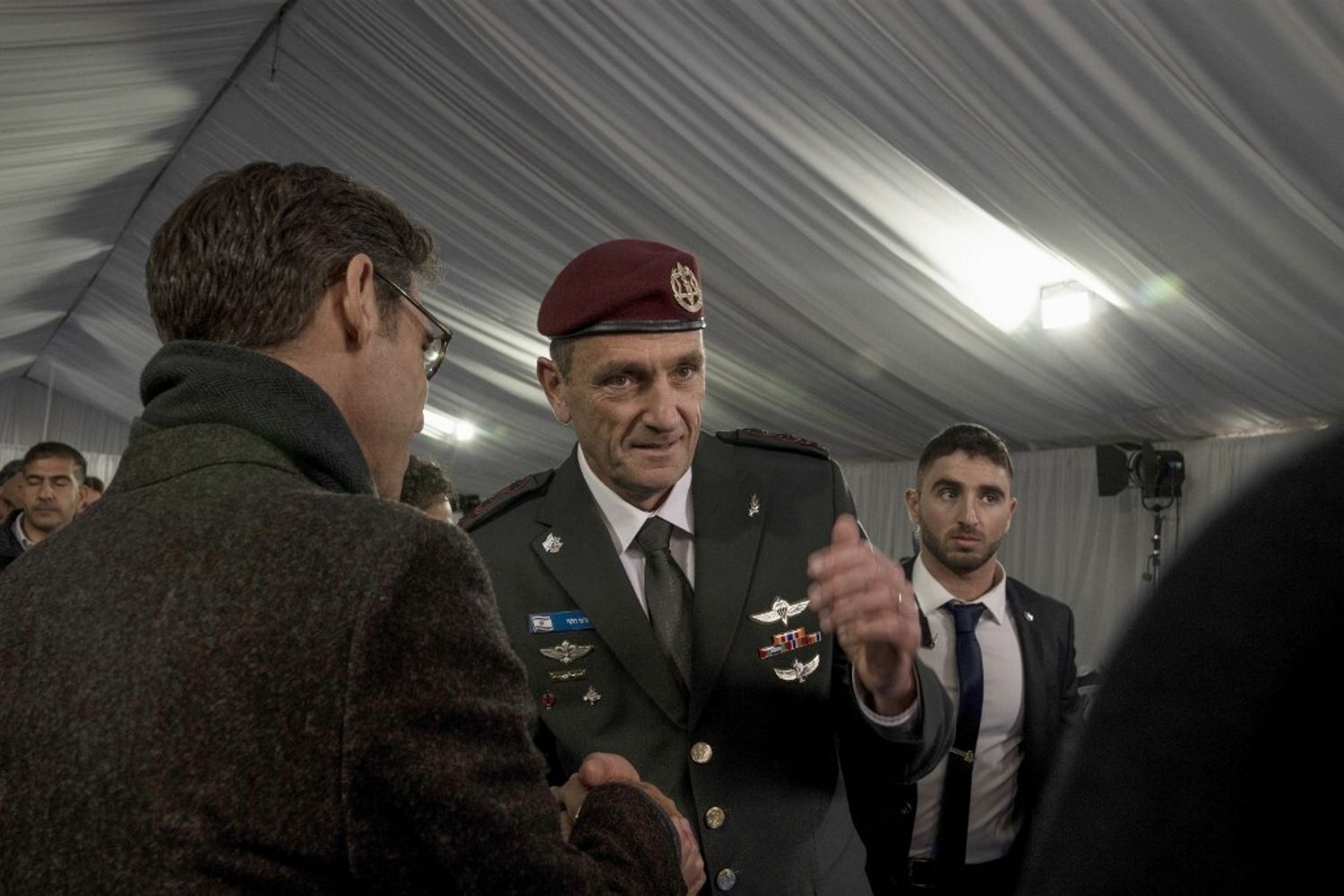 Il capo di stato maggiore delle forze armate di Israele  Herzi Halevi