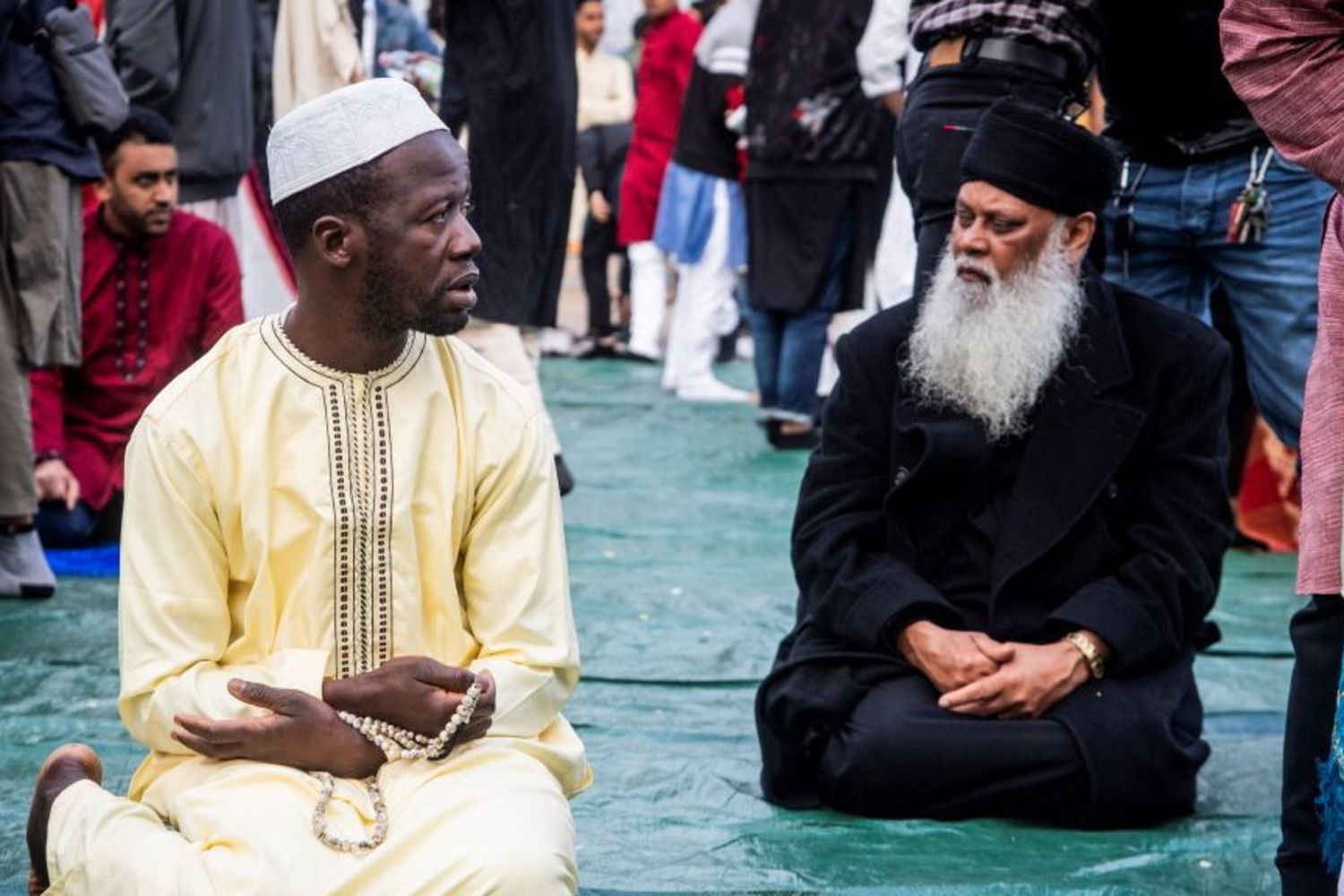 fine del Ramadan al quartiere prenestino