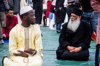 fine del Ramadan al quartiere prenestino