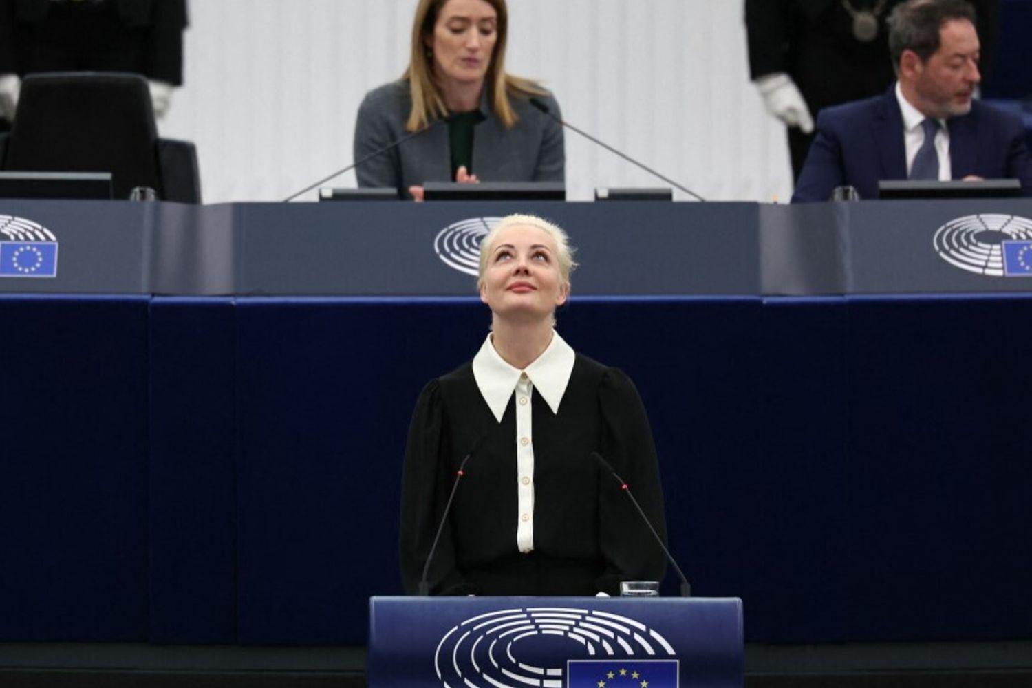 Yulia Navalnaya a Strasburgo