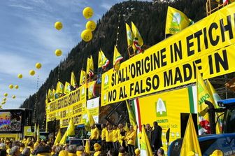 Manifestazione Coldiretti al Brennero