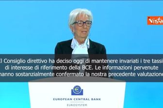 Lagarde (Bce): Tassi di interesse restano invariati
