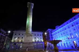 Giornata del Mare, Palazzo Chigi illuminato di blu